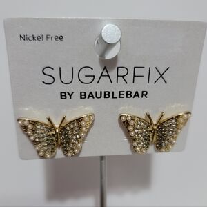 Baublebar Sugarfix Butterfly Gold Tone With Rhinestones